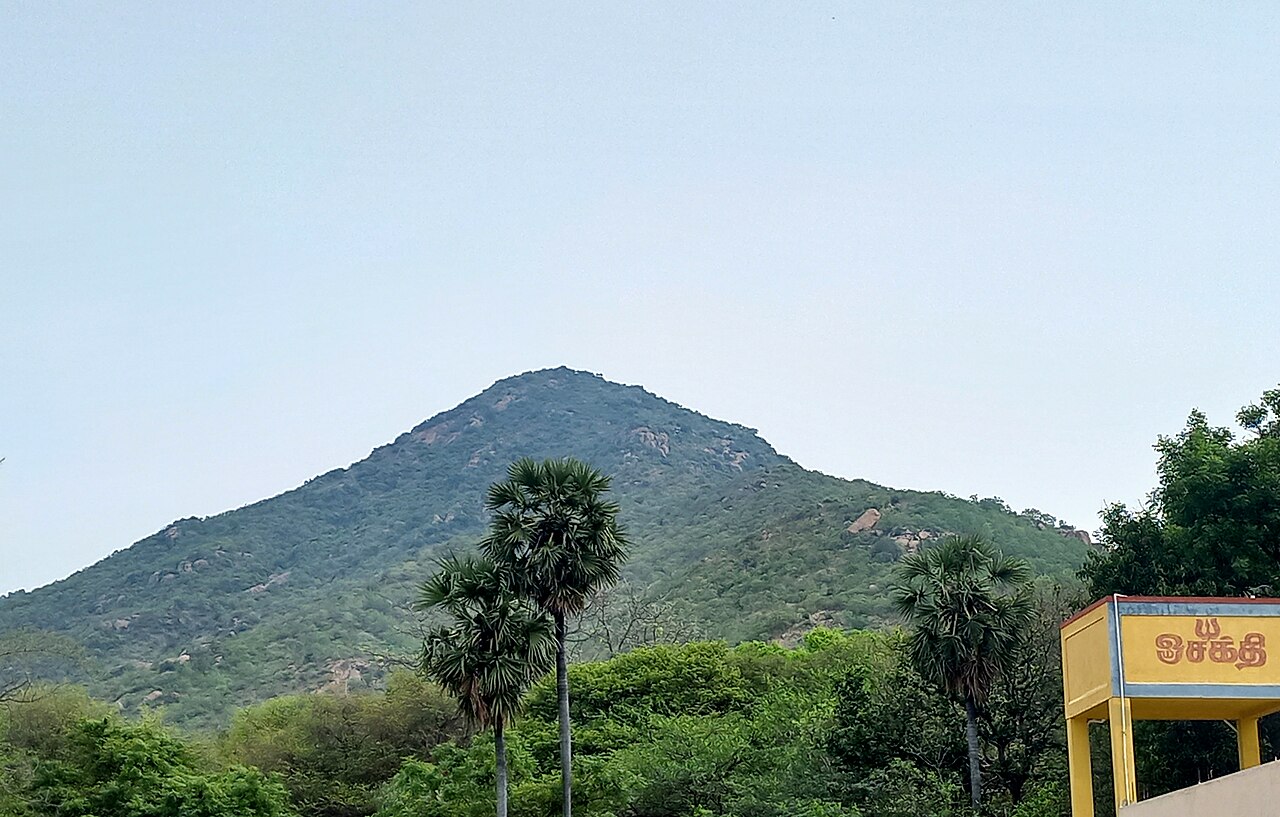 Arunachala hill in Tiruvannamalai, Tamil Nadu